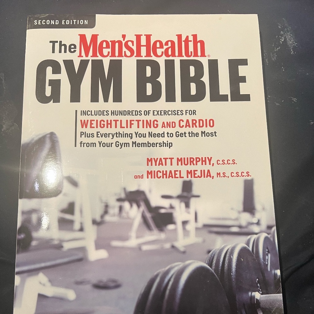 Men's Health GYM BIBLE 300+ pages. Like new